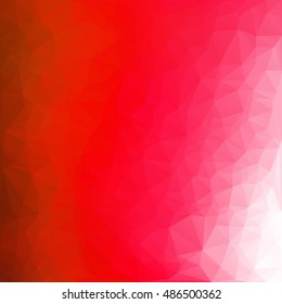 Red Polygonal Mosaic Background, Creative Design Templates