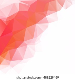 Red Polygonal Mosaic Background Creative Design Stock Vector (Royalty ...