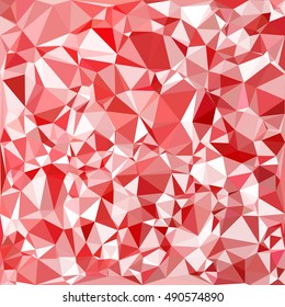 Red Polygonal Mosaic Background, Creative Design Templates