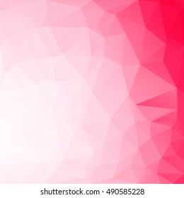 Red Polygonal Mosaic Background, Creative Design Templates