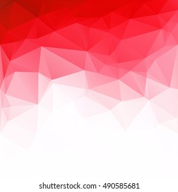 Red Polygonal Mosaic Background, Creative Design Templates