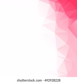 Red Polygonal Mosaic Background, Creative Design Templates