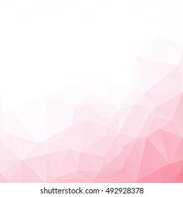 Red Polygonal Mosaic Background, Creative Design Templates