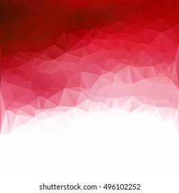 Red Polygonal Mosaic Background, Creative Design Templates