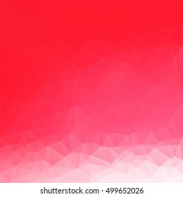 Red Polygonal Mosaic Background, Creative Design Templates