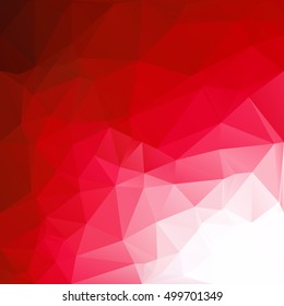 Red Polygonal Mosaic Background, Creative Design Templates