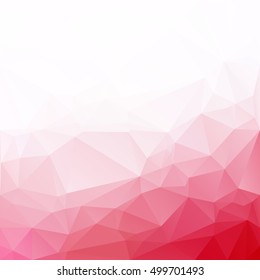 Red Polygonal Mosaic Background, Creative Design Templates