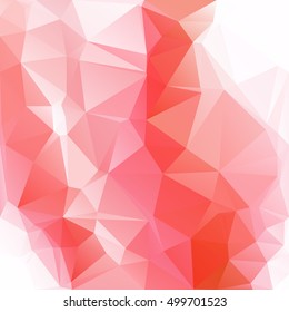 Red Polygonal Mosaic Background, Creative Design Templates