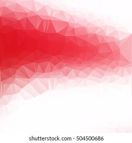 Red Polygonal Mosaic Background, Creative Design Templates