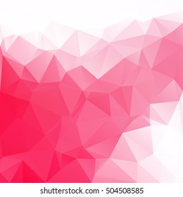 Red Polygonal Mosaic Background, Creative Design Templates