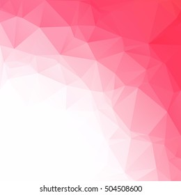 Red Polygonal Mosaic Background, Creative Design Templates