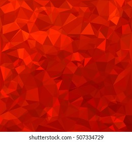 Red Polygonal Mosaic Background, Creative Design Templates