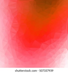 Red Polygonal Mosaic Background, Creative Design Templates