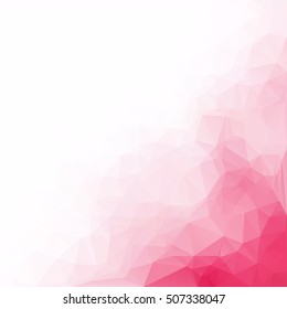 Red Polygonal Mosaic Background, Creative Design Templates