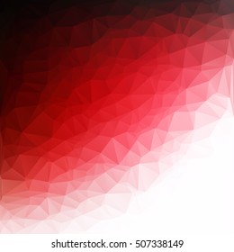 Red Polygonal Mosaic Background, Creative Design Templates