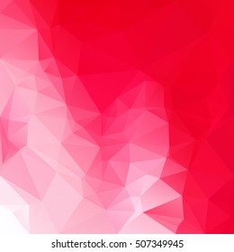 Red Polygonal Mosaic Background, Creative Design Templates
