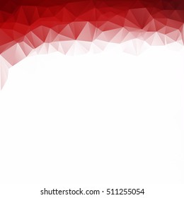Red Polygonal Mosaic Background, Creative Design Templates