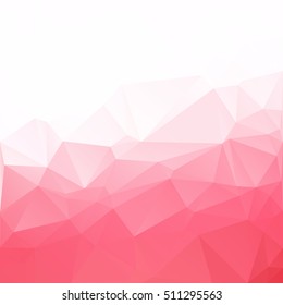 Red Polygonal Mosaic Background, Creative Design Templates