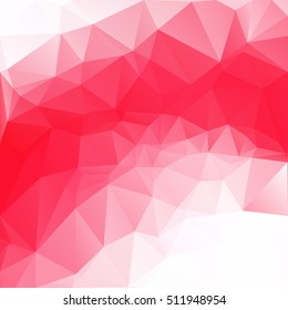 Red Polygonal Mosaic Background, Creative Design Templates