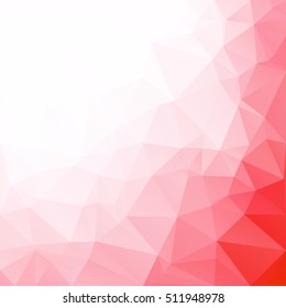 Red Polygonal Mosaic Background, Creative Design Templates