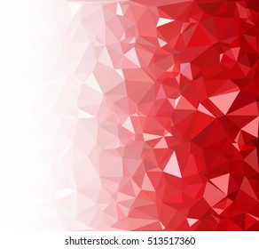 Red Polygonal Mosaic Background, Creative Design Templates