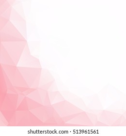 Red Polygonal Mosaic Background, Creative Design Templates