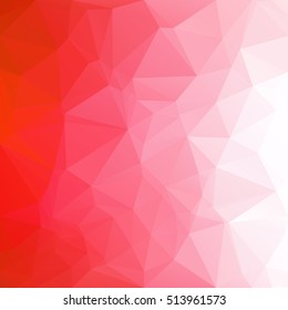 Red Polygonal Mosaic Background, Creative Design Templates