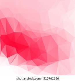 Red Polygonal Mosaic Background, Creative Design Templates