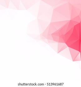Red Polygonal Mosaic Background, Creative Design Templates