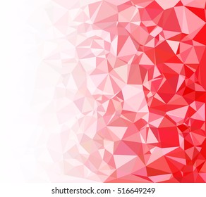 Red Polygonal Mosaic Background, Creative Design Templates