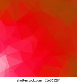 Red Polygonal Mosaic Background, Creative Design Templates