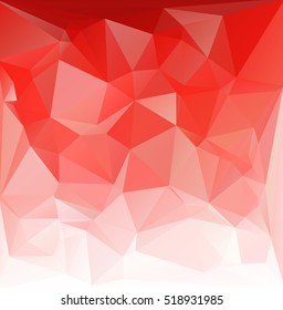 Red Polygonal Mosaic Background, Creative Design Templates