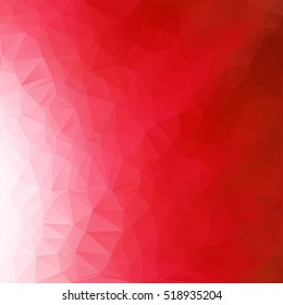 Red Polygonal Mosaic Background, Creative Design Templates