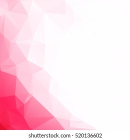 Red Polygonal Mosaic Background, Creative Design Templates