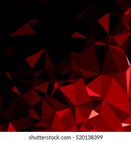 Red Polygonal Mosaic Background, Creative Design Templates