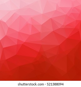 Red Polygonal Mosaic Background, Creative Design Templates