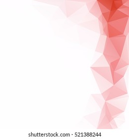 Red Polygonal Mosaic Background, Creative Design Templates