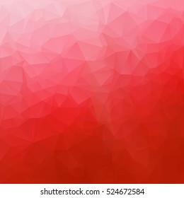 Red Polygonal Mosaic Background, Creative Design Templates