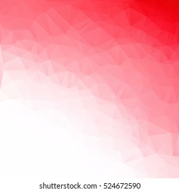 Red Polygonal Mosaic Background, Creative Design Templates