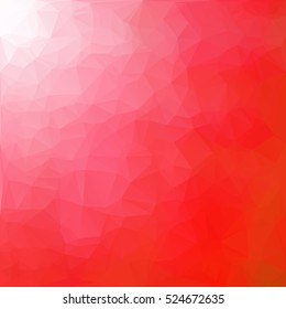 Red Polygonal Mosaic Background, Creative Design Templates