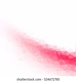 Red Polygonal Mosaic Background, Creative Design Templates
