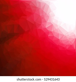 Red Polygonal Mosaic Background, Creative Design Templates