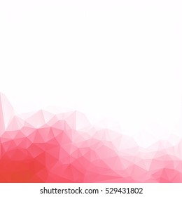 Red Polygonal Mosaic Background, Creative Design Templates