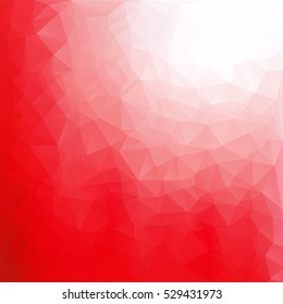 Red Polygonal Mosaic Background, Creative Design Templates