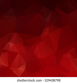 Red Polygonal Mosaic Background, Creative Design Templates