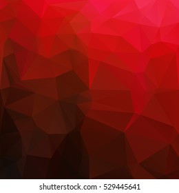 Red Polygonal Mosaic Background, Creative Design Templates