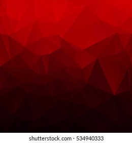 Red Polygonal Mosaic Background, Creative Design Templates