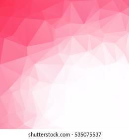 Red Polygonal Mosaic Background, Creative Design Templates