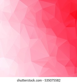 Red Polygonal Mosaic Background, Creative Design Templates