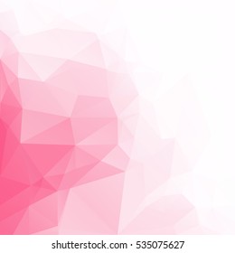 Red Polygonal Mosaic Background, Creative Design Templates